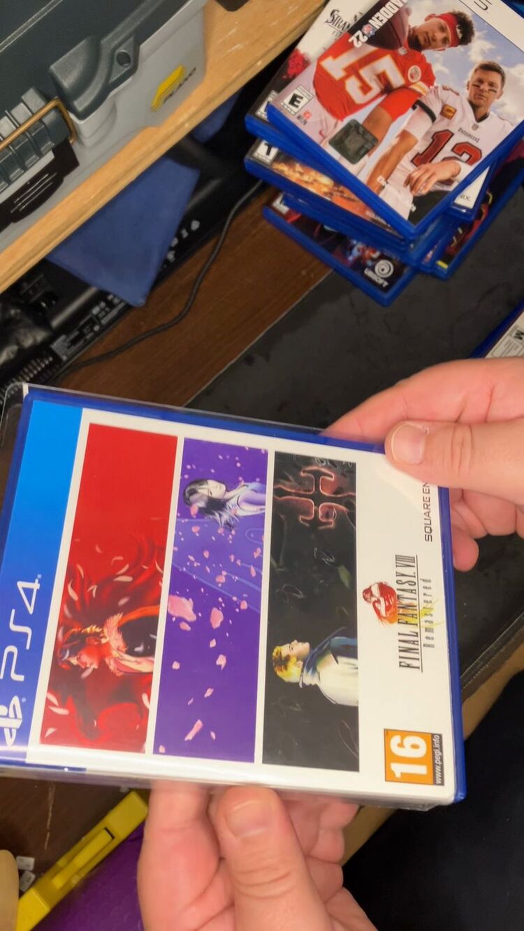 final fantasy 8 remastered ps4 box only